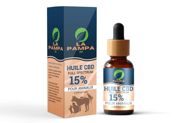 HUILE 15% CBD ANIMALE