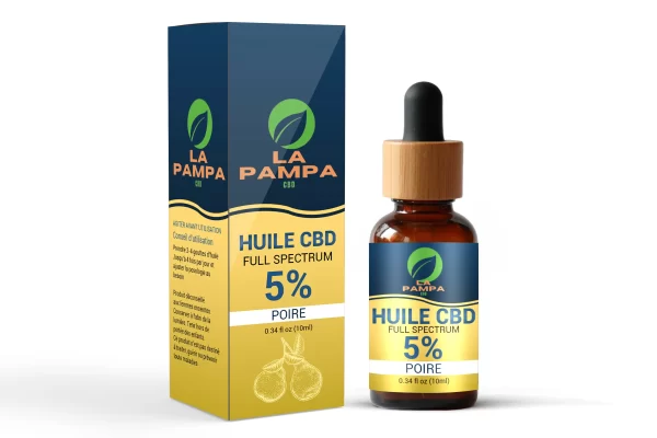 Huile 5% CBD POIRE