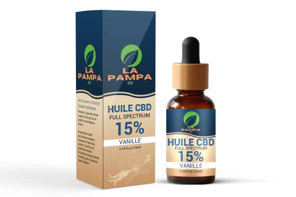 Huile 15% CBD VANILLE